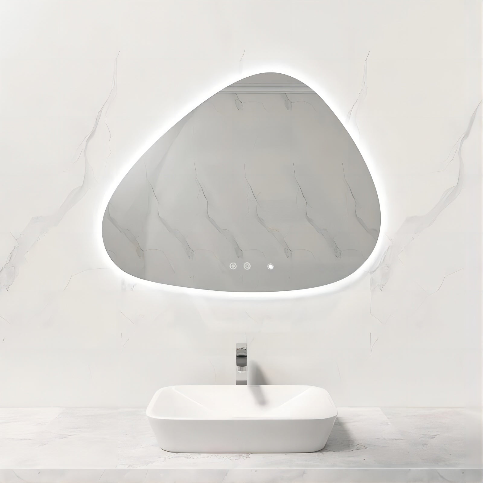 Frameless LED Bathroom Mirror - YX8674 (RRP $180)