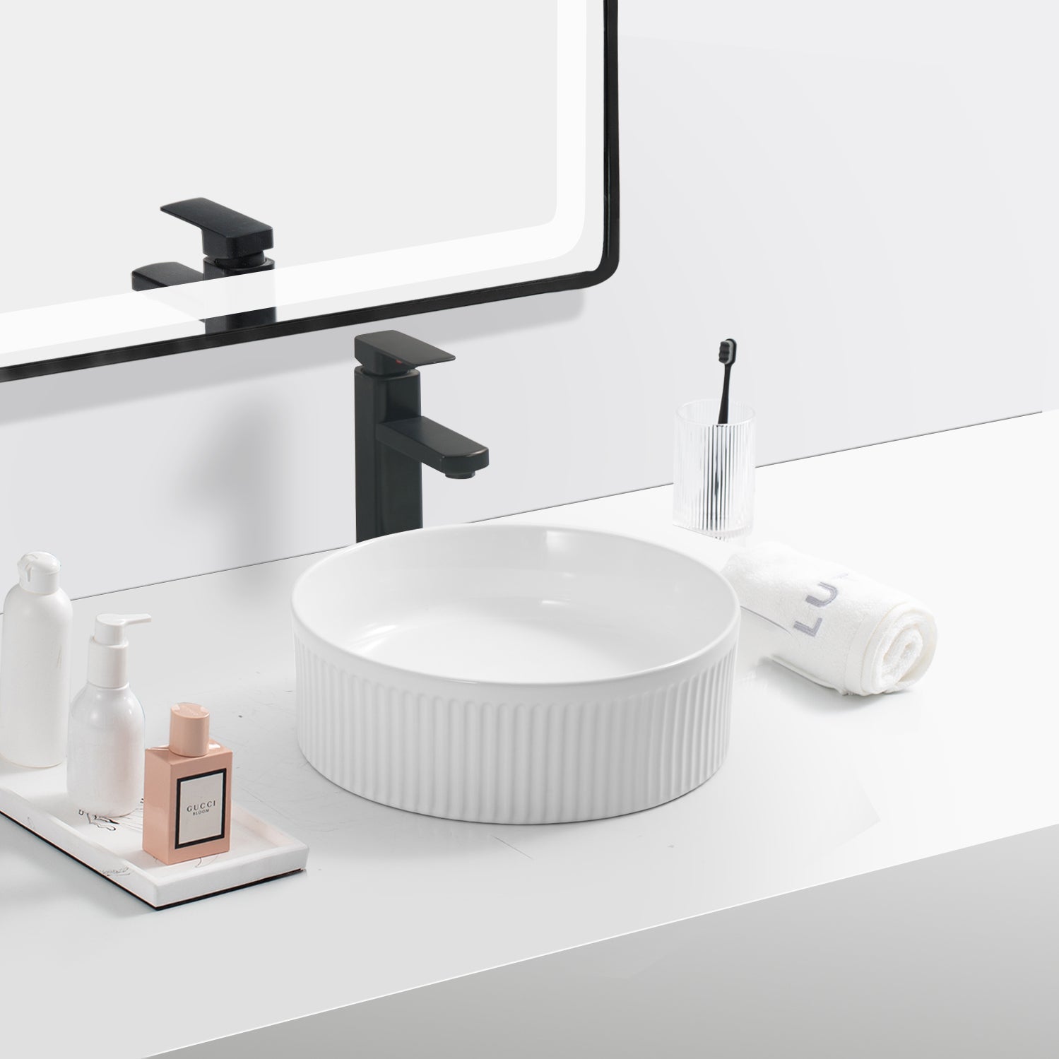 Ceramic Basin White - 9660 (RRP $205)