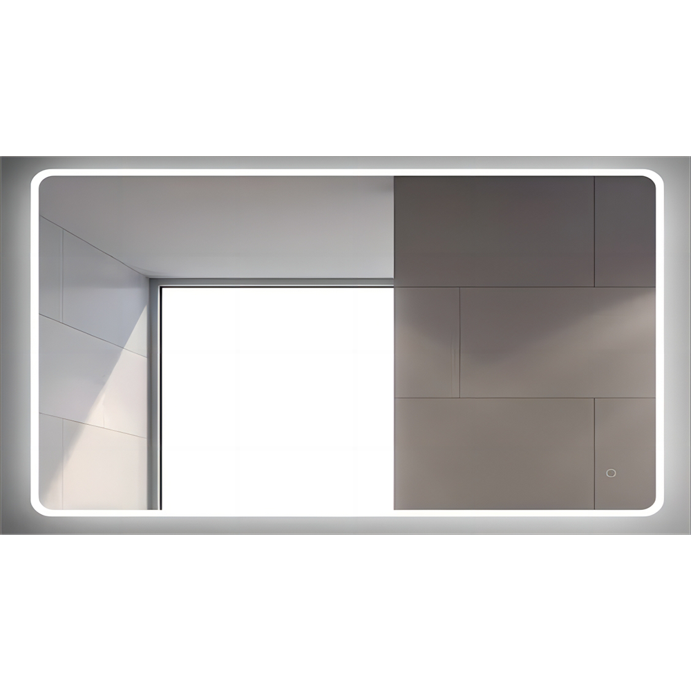 Frosted frame LED Demisting Bathroom Mirror - CAS2  (RRP $265)