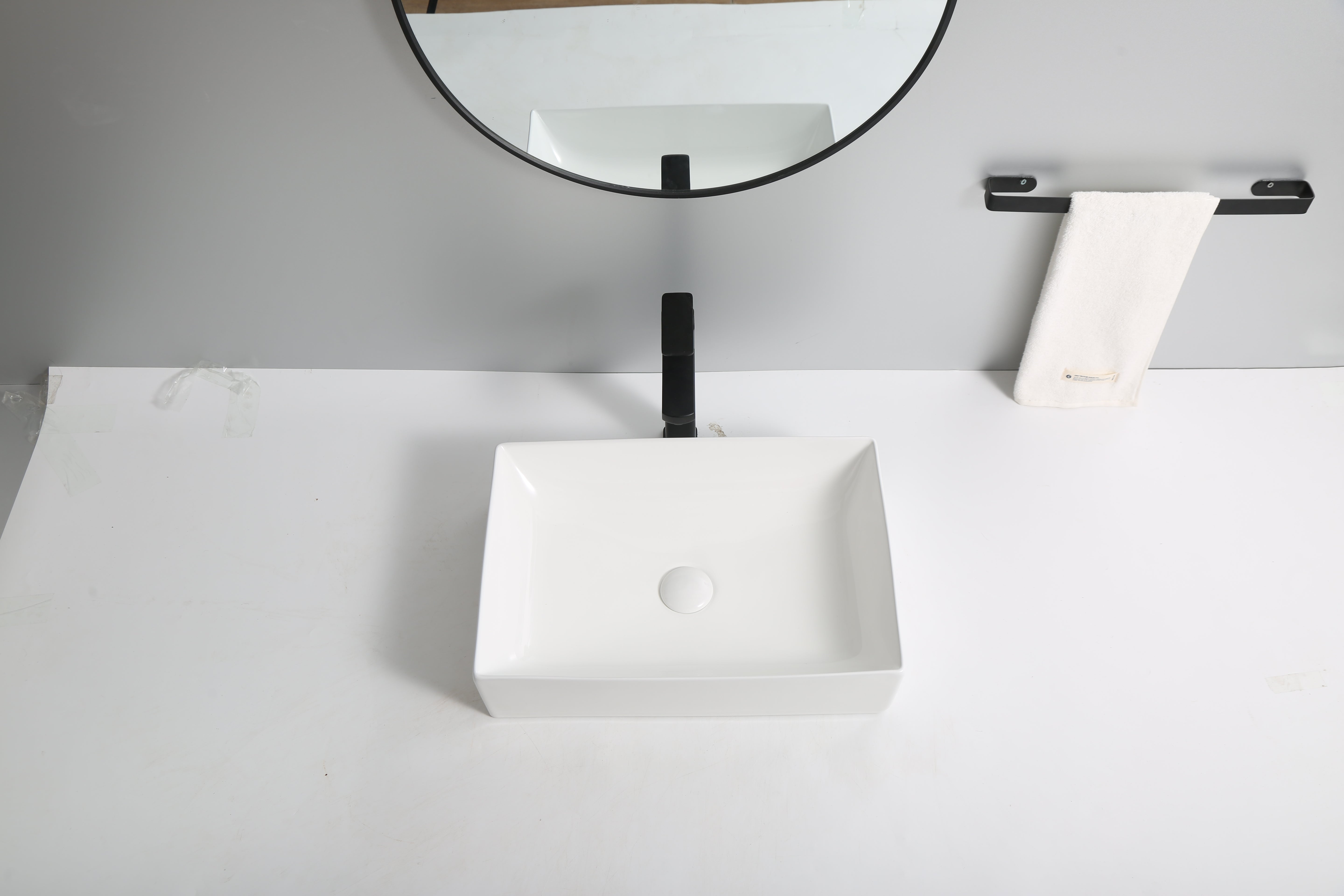 Ceramic Basin White - 9636 (RRP $195)